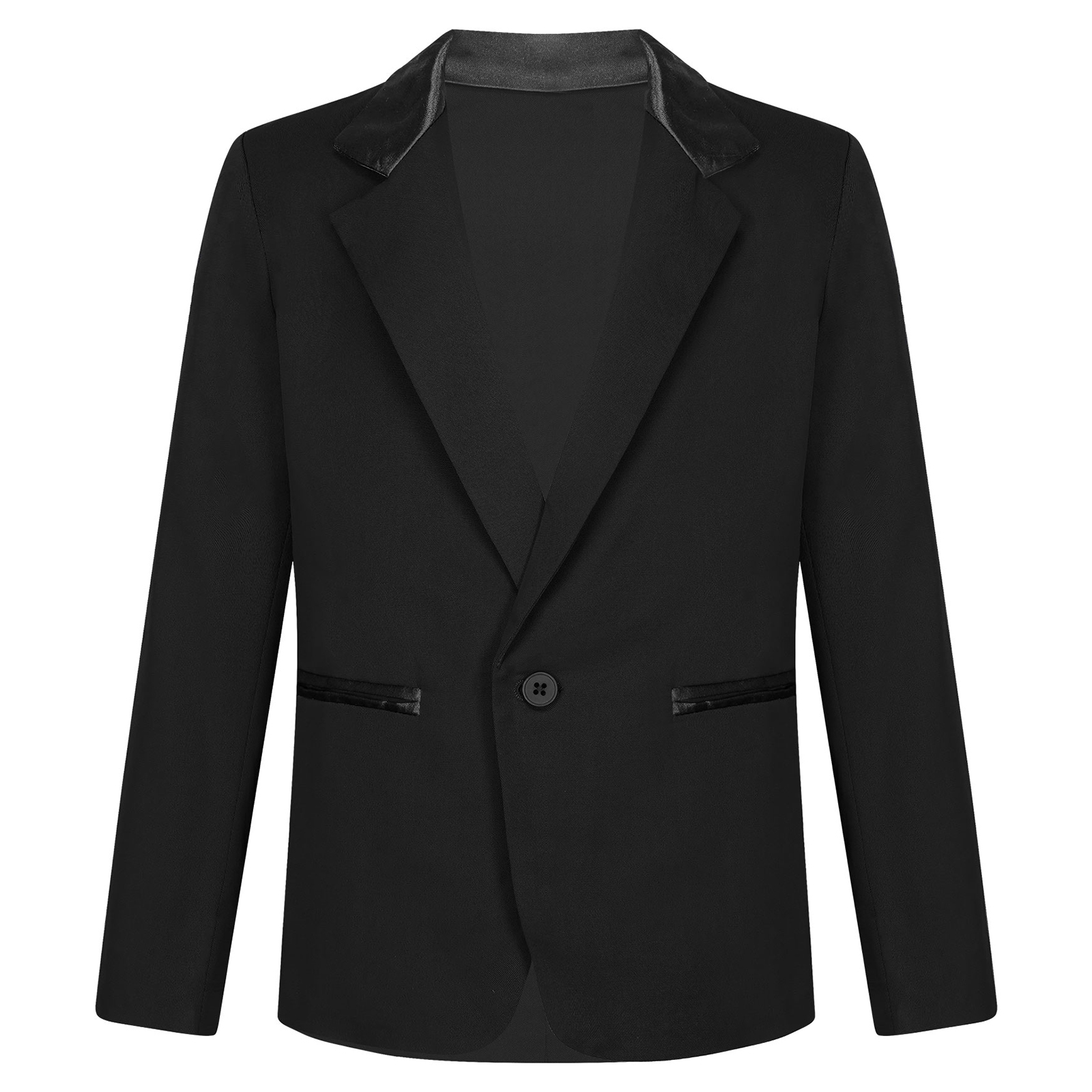 Traje de caballero para adolescentes, Blazer Formal de manga larga con solapa, ropa de abrigo para actuación en escenario de noche, boda, de cumpleaños, graduación: Beige / 6