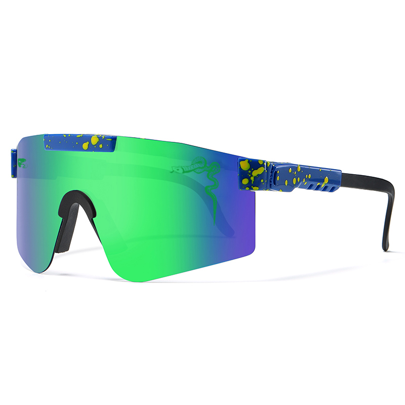 Gafas deportivas para hombre y mujer, gafas de sol para ciclismo, gafas para exteriores, piernas dobles, bicicleta, vista amplia, gafas a prueba de viento para Mtb UV400