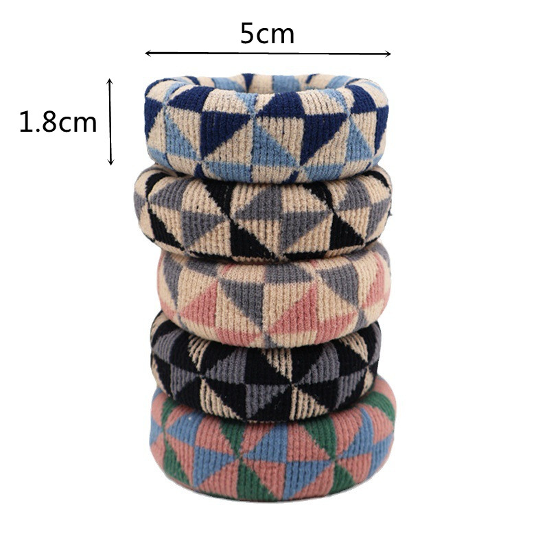 5 uds. De coleteros simples para mujeres y niñas, bandas elásticas de goma para el cabello, accesorios, lazo, Anillo para el cabello, tocado de cuerda, tocados, soporte para cola de caballo