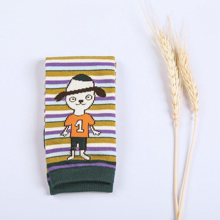 Bébé genou Socks_Air-Conditioning chaleur et résistant aux chutes Socks_Cartoon enfants socks_pure_coton enfants respirant, Sweat-A: I