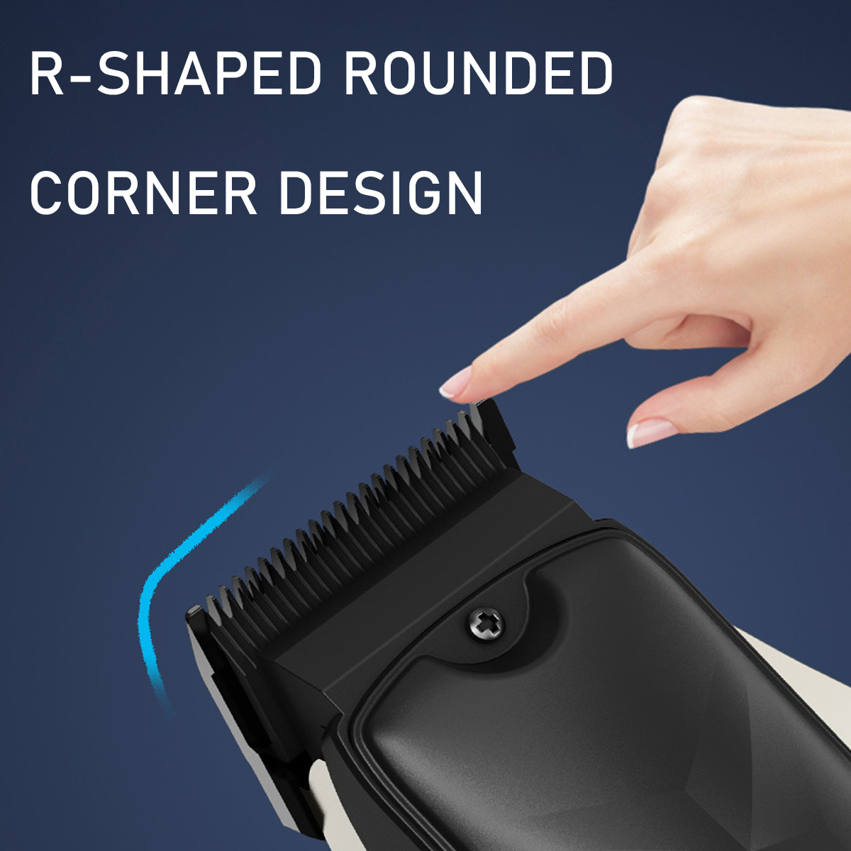 Hair Cutter Ceramic Blade Hair Cutting Machine LCD Display Hair Trimmer Machine USB Interface Clipper for Men