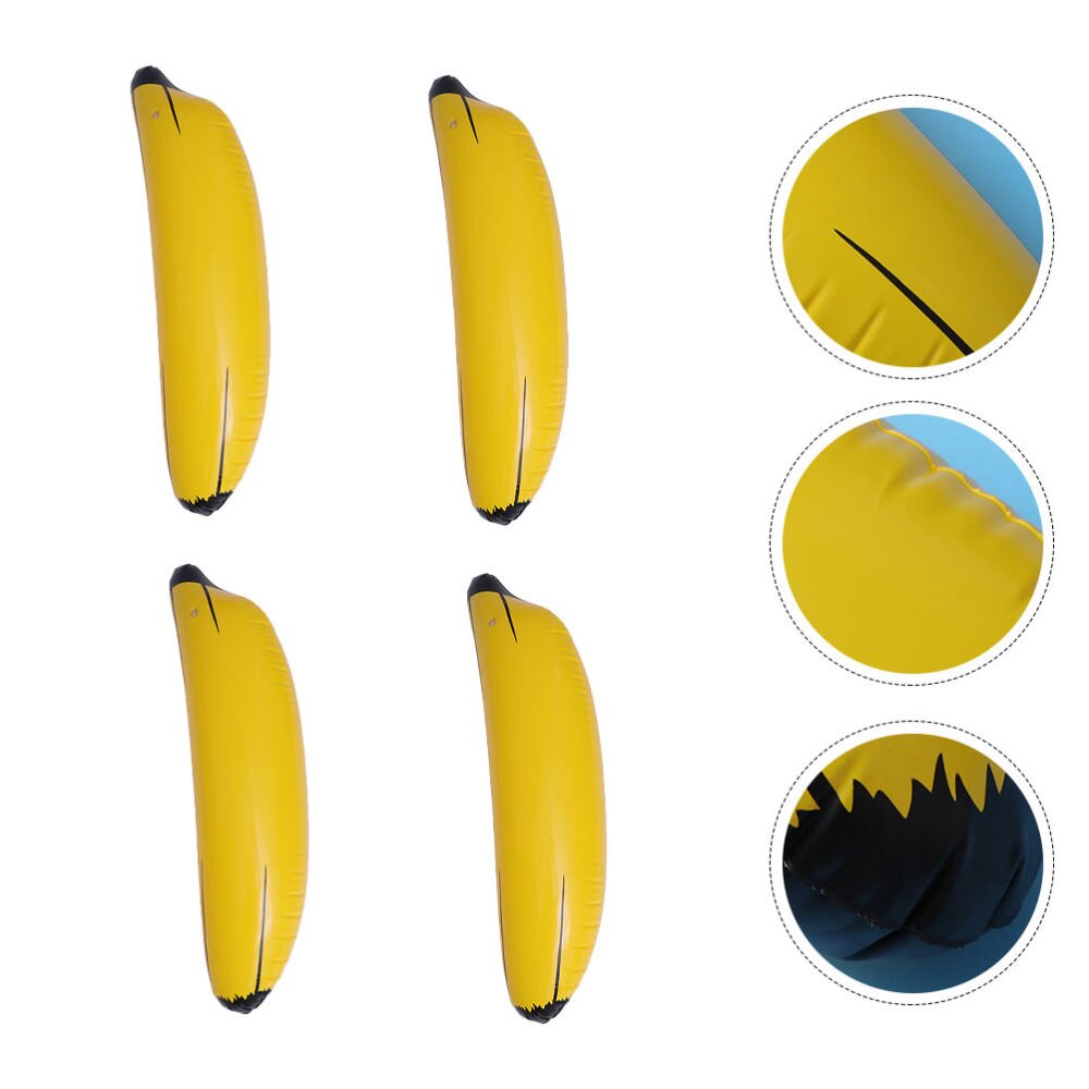 4 stk oppustelig banansimulering frugt model bar natklub indretning prop: Default Title