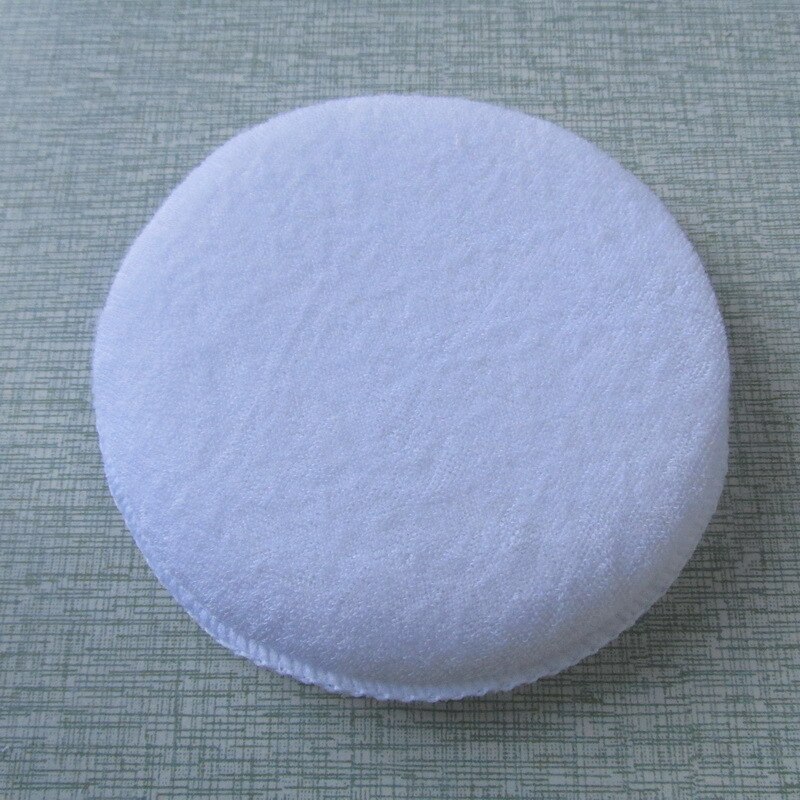 Cleaner Pad 12.5 * 2cm Mat Round Automotive White Waxing Replacement Set Car