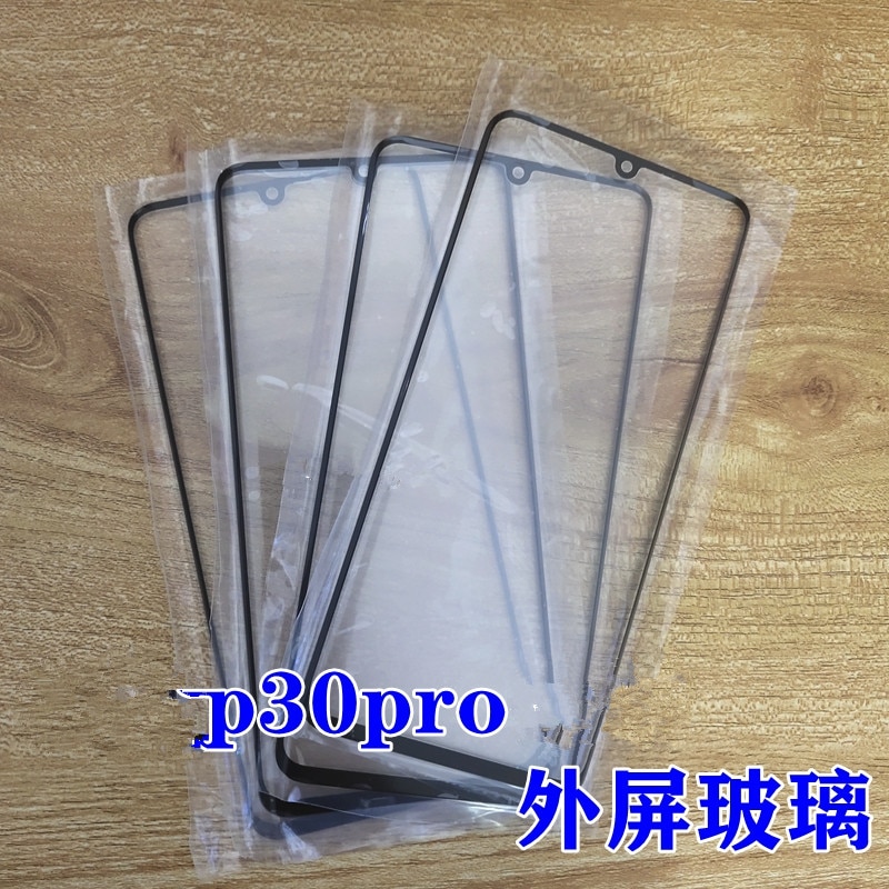 P30 pro ydre skærm til huawei  p30 pro front touch panel lcd skærm ud glas cover lins telefon reparation udskift del