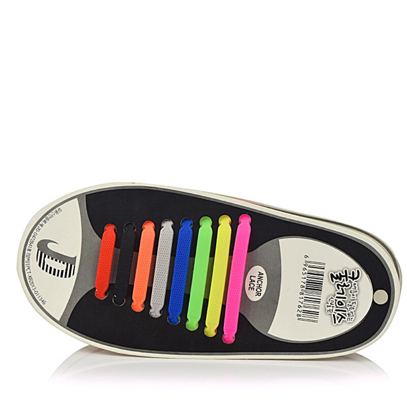 Schoenen accessoires elastische siliconen veters elastische schoenveters luie siliconen veters geen strik rubberen veters