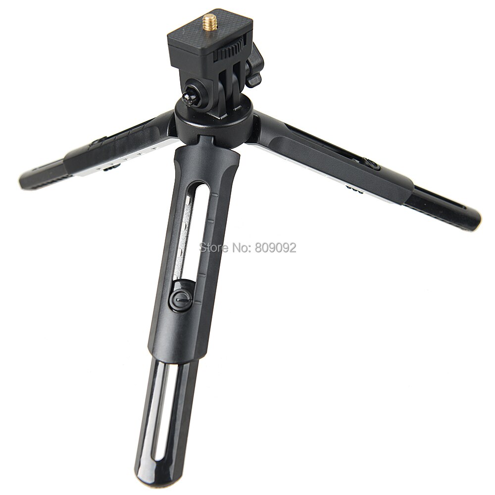 MT01 Mini Tripod Folding Tabletop Stand Portable Camera w/1/4" Mounting Screw 5 Levels for Godox AD200 Godox A1 Flash DSLR/ DV