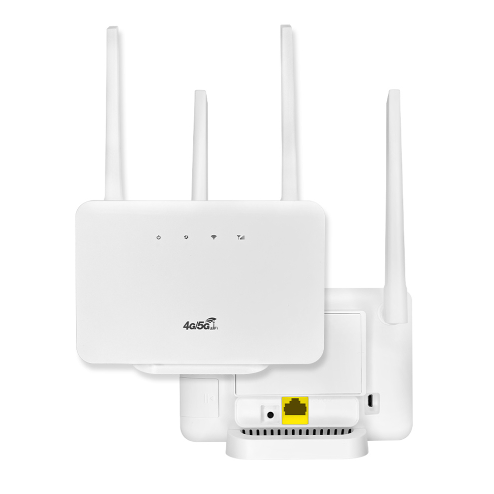 Router 300 mbps 4g wi-fi, modem wi-fi 4g lte, router bezprzewodowy wi-fi, antena zewnętrzna z gniazdem na kartę sim, wtyczka eu do domu, biura, podróży