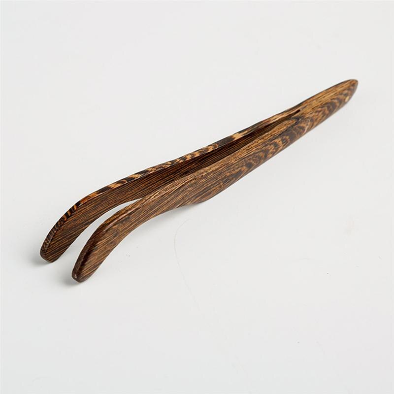3pcs Solid Wood Tea Clamp Tea Ceremony Accessories Wooden Tea Set Accessories Retro Tea Tongs for Tearoom Teahouse