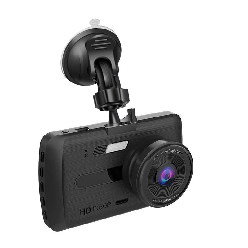 G-sensor bil dvr kamera hd nattesyn dash kamera med bakkamera 170 graders vidvinkel auto videooptager bevægelsesdetektering: Dvr / 32g