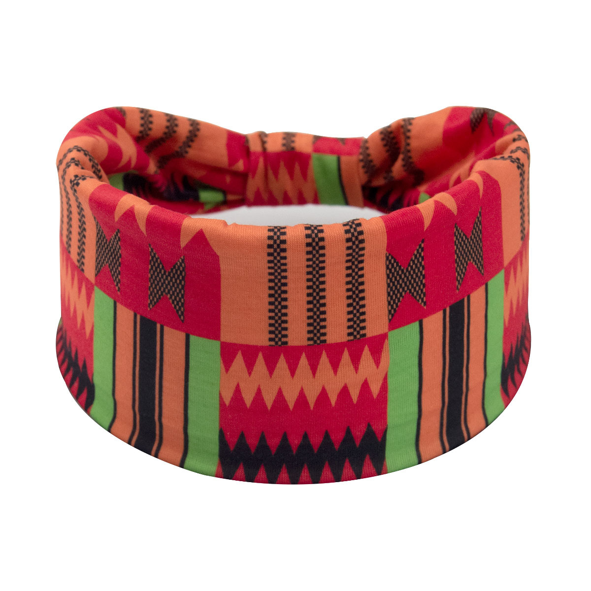 Boho headbands para mulheres largo atado antiderrapante africano bandana elástica yoga turbante lenços de cabelo treino impresso acessórios para o cabelo: Vermelho