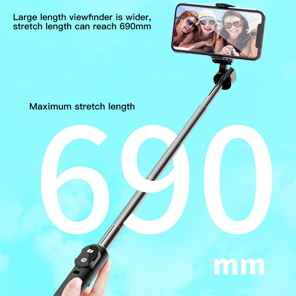 Bluetooth Selfie Bastone Stabilizzatore per Telphone Del Supporto per Il Telefono Cellulare cellulare stabilizzatore handheld gimbal selfy bastone treppiede