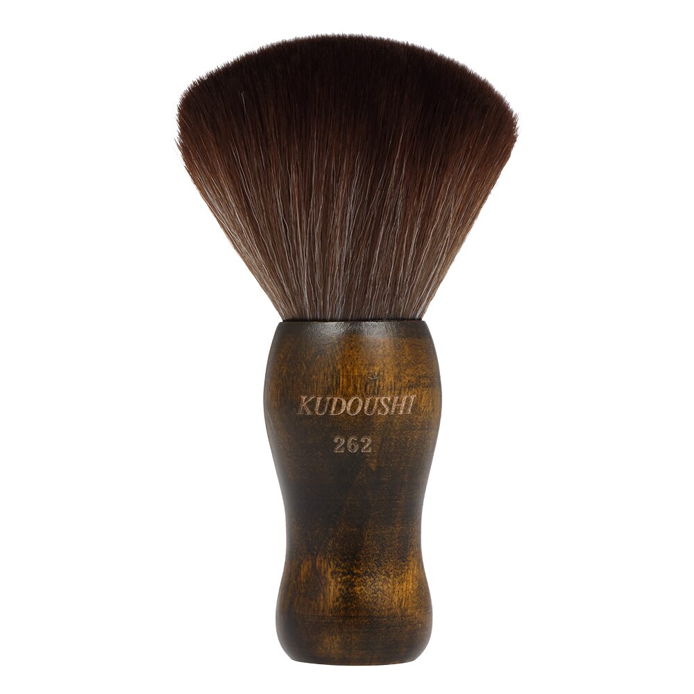 negro cuello cara Duster brochas de barbero pelo cepillo de cabello para salón de belleza de peluquería Estilo herramienta de maquillaje