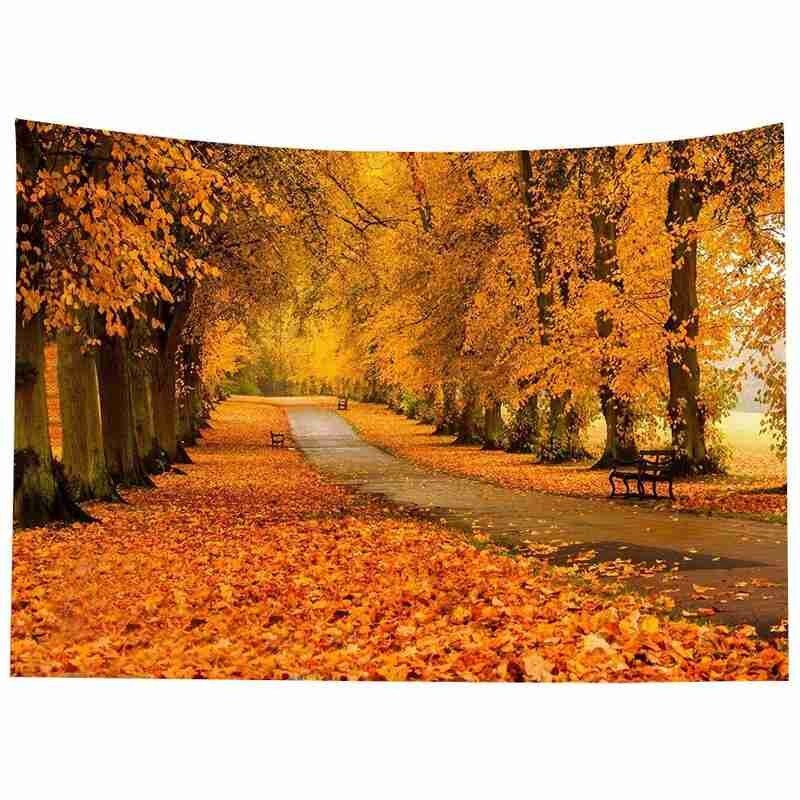 150*130cm Tapestry Forest Fabric Witchcraft Natural Scenery Forest Landscape Living Room Decor Tapestry Home Tapestry Forest