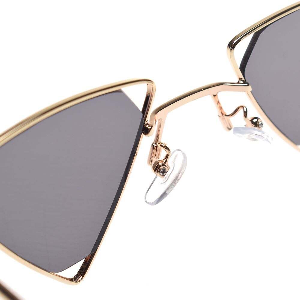 1 stücke Jahrgang Steampunk Dreieck Sonnenbrille Frauen/Männer Metall retro Schattierungen Sonnenbrille auge pflege