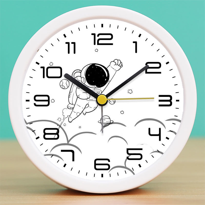 Eenvoudige Wekker Voor Kinderen, Jongens En Meisjes Leuke Klok Alarm Nachtkastje Lichtgevende Desktop Elektronische Klok.: N