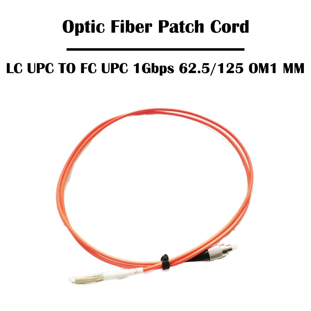 30 Pieces 5 Meter LC TO FC Fiber Patch Cord UPC/APC Single Mode SM Multi Mode MM Simplex 3.0mm FTTH Ethernet Networking