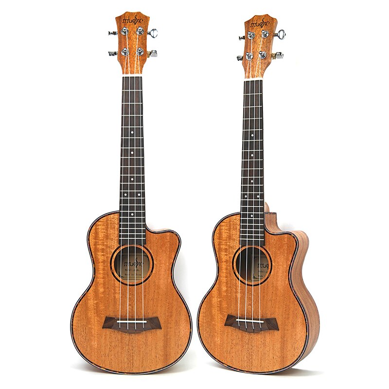 Ukulele acustico da concerto tenore 23 pollici chitarra da viaggio 4 corde Guitarra legno mogano Plug-in strumento musicale