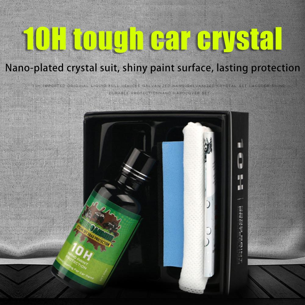 10H Liquid Glass Ceramic Automotive Coating Waterproof Nano Ceramic Scratch Resistant Super Hydrophobic