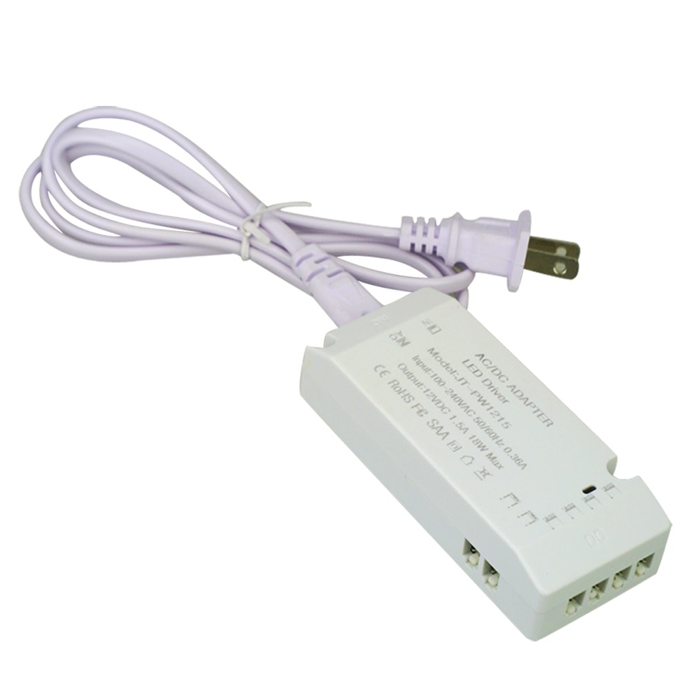 DC12V Lighting Transformers 1.5A 18W 100-240V LED Driver For Kitchen Under Cabinet Light Strip Lamp Switching Power Supply Unit