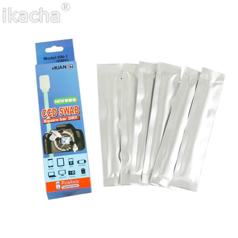6pcs Camera Lens Cleaning Kit 13mm CCD COMS Sensor Cleaning Swab for Nikon Canon Sony Pentax Camera