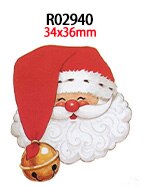 30pcs/lot Christmas Printed Resin Flatback DIY Decoration Crafts Accessories R0292 R0293 R0294: R02940