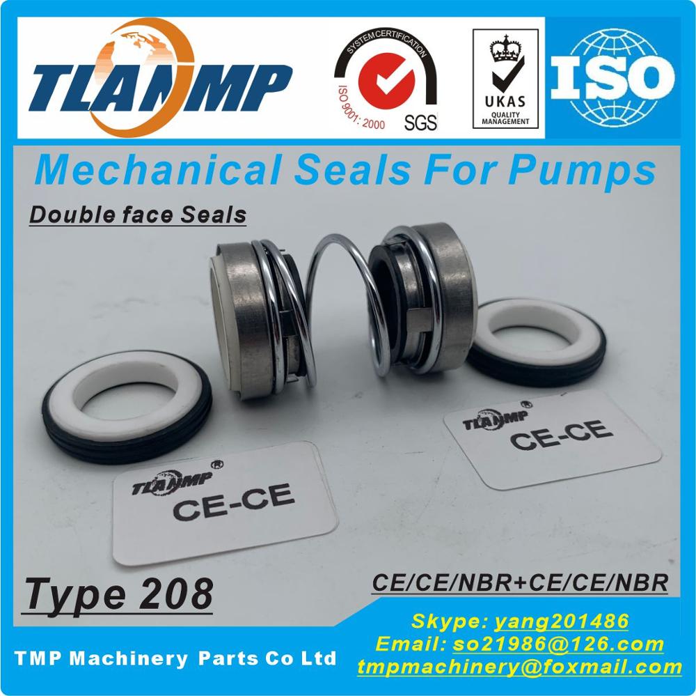 208-30 juntas mecánicas TLANMP de doble cara (Material: CA-CE-NBR, sic-sic-Vit, CE-CE-NBR) | Tamaño del eje 30mm, tamaño exterior 45mm