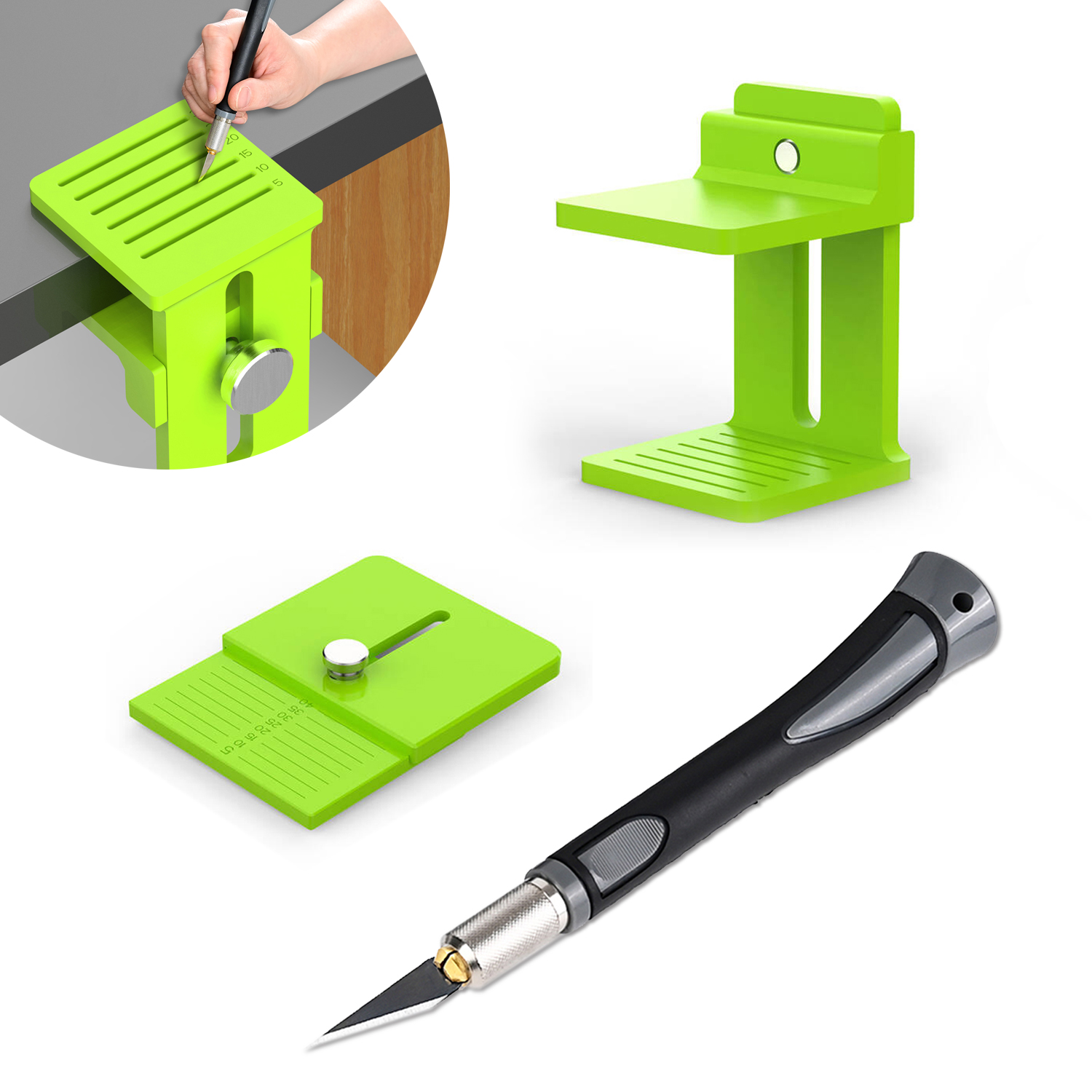 Ehdis vinylfolie randmes snijhulpmiddel voor het tinten van autoruiten, precisiesnijmal voor het afsnijden van randen, meubelbekleding: Paars