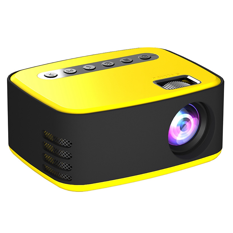 Projector T20 400 Lumen 1080P Huishouden Ouder-kind Draagbare Projector Mini Led Tv: Color4