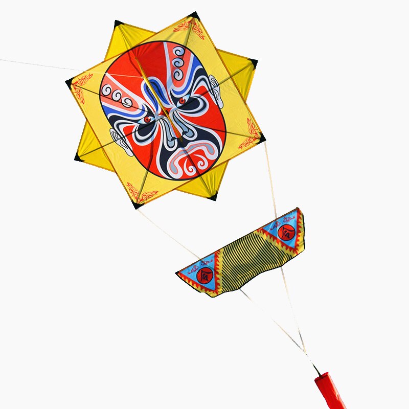 HENGDA KITE Diamond Kite - 1.5m Kite with 15m Line & Handle - Polyester Outdoor Flying Toy