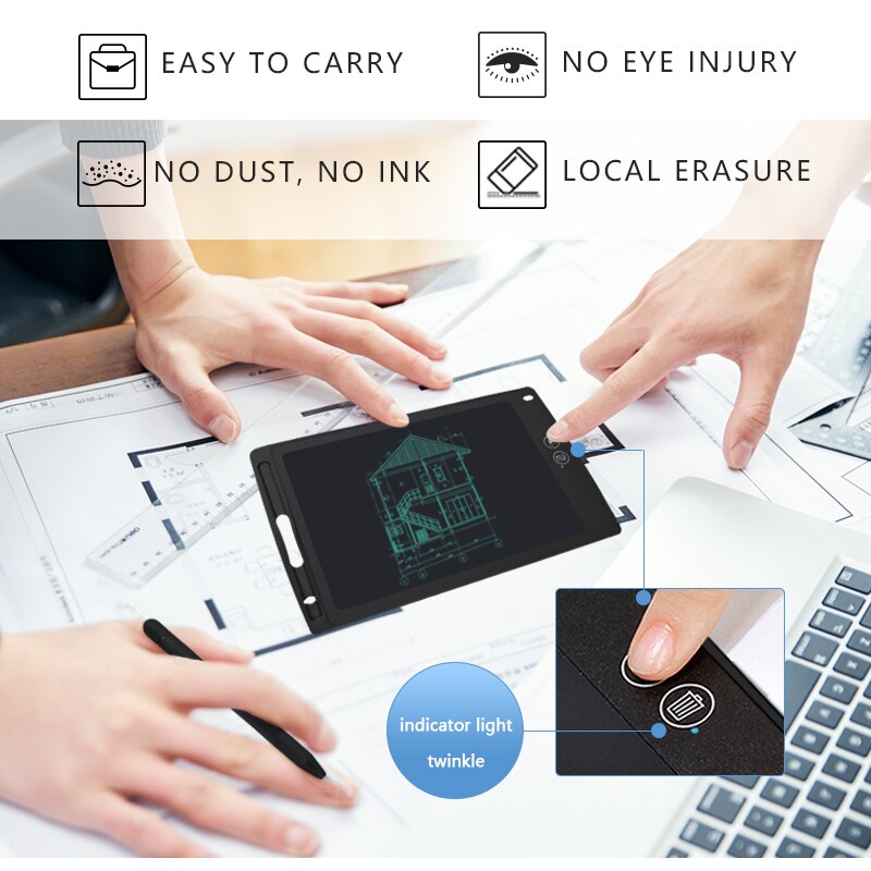 8.5Inch Uitwisbare Lcd Schrijven Tablet Tekening Doodle Board Scribbler Stylus Doodle Board Tekening Tablet Elektronische Tekening Pad