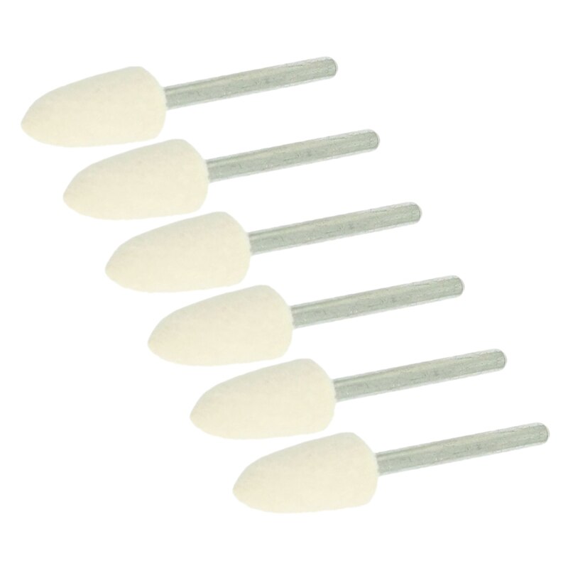 GTBL 12 Pcs Polishing Buffing Tool 8.5Mm Conical Mounted Felt Bobs 3Mm Shank &amp; 10 Pcs Brass Wire Brush Round Brush Disk Brush Cu