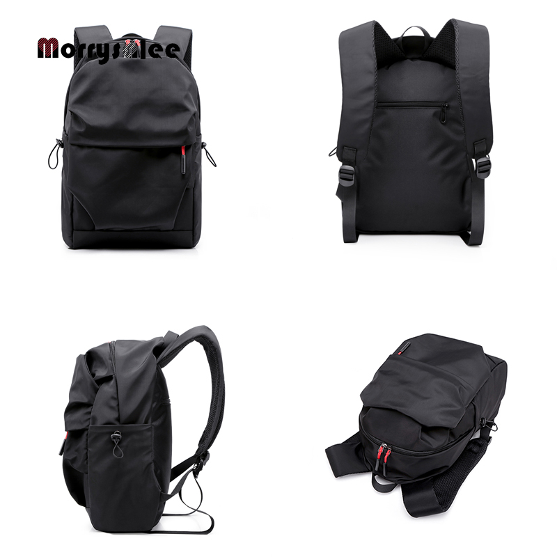 Men Backpack for 15.0 Inches Laptop Back Pack Large Capacity Students Backpack Pleated Casual Style Bag Water Repellent