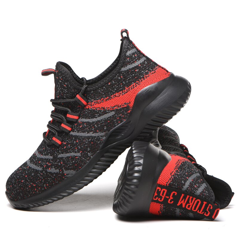 Steel Toe Cap Safety Shoes for Men Lightweight Indestructible Work Safety Boots Anti-smash Outdoor Breathable Comfort Sneakers