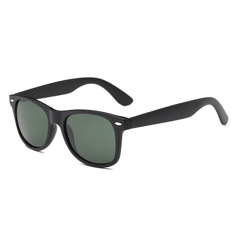 Classic Gepolariseerde Zonnebril Heren Rijden Spiegel Coating Punten Tortoise Frame Brown Lens Brillen Mannelijke Zonnebril UV400: G15