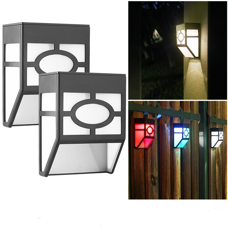 Outdoor Solar Retro Wandlamp Led Panel Lamp Binnenplaats Tuin Waterdichte Solar Wandlamp Verlichting Decoratie