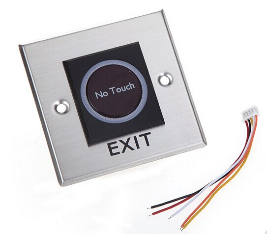 Contactless No Touch Door Release Exit Infrared Sensor Switch LED Indication