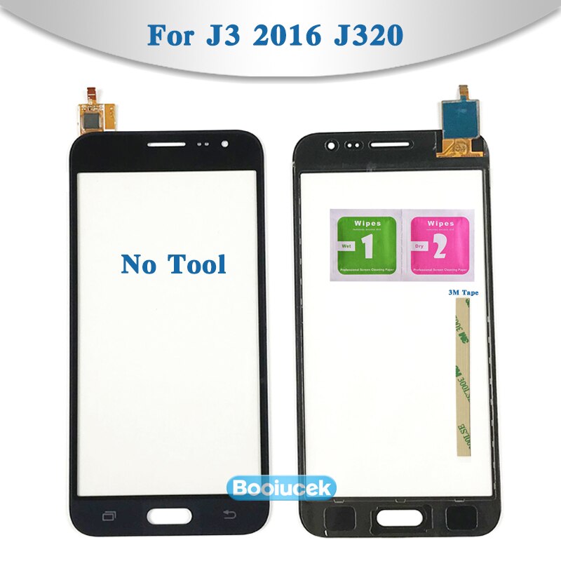 5.0 "samsung galaxy  j320 j3 j320a j320m j320p j320 -kosketusnäytön digitointianturin lasilinssi