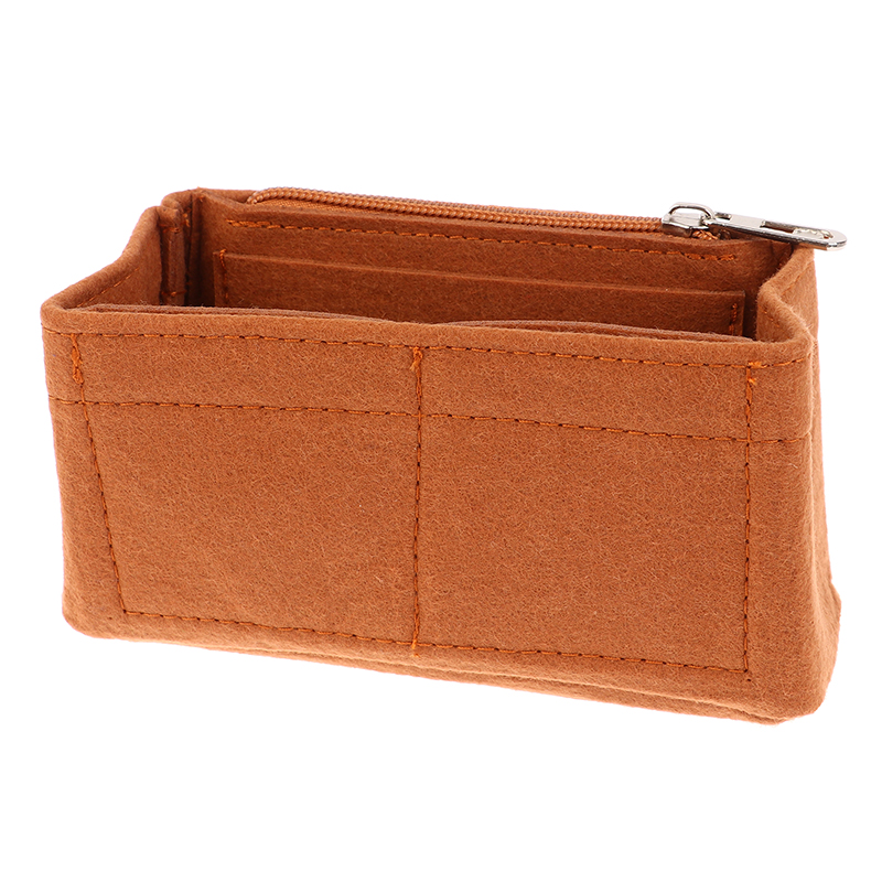 1 Stück Liner Tasche Filz Stoff machen-hoch Tasche Unterstützung Filz Einsatz Tasche passt für Handtasche Reise tragbare Einsatz Geldbörse Aufbewahrung tasche Organizer: Himmel Blau