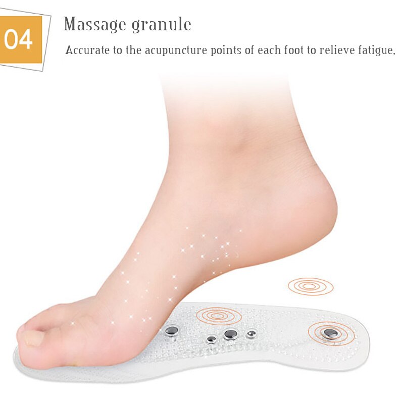 Ushine magnetisk terapi slankende indlægssåler vægttab fodmassage sundhedspleje sko mat akupunktur pad idræt indersål dropshippin