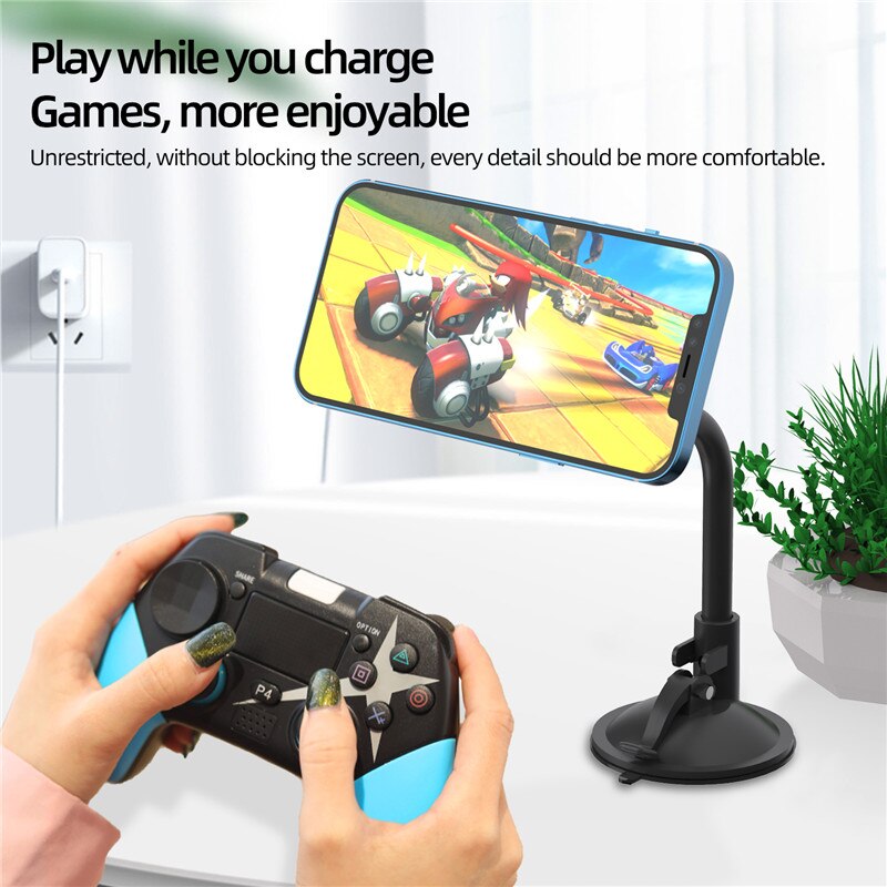 15W De Telefoon Mobiele Draadloze Oplader Houders Voor Telefoon Desktop Adsorptie Stand Smartphones Oplader Draadloze Voor Iphone 12 Pro