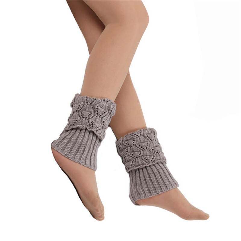 Dames gehaakte laarsmanchetten gebreide korte beenwarmers uitgeholde toppers laarzen enkelwarmers winter beenwarmers