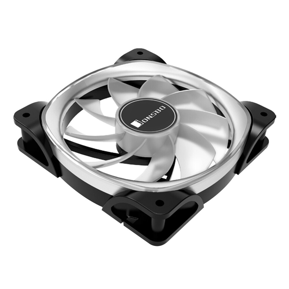 FR-701 ARGB LED PC Case Fan 120mm 9 Blade Addressable RGB Lighting PWM Chassis Cooling Fan 36pcs Lamp Beads Fan Cooler: Reverse