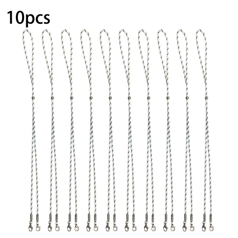 10Pcs Verstelbare Lengte Gezichtsmasker Lanyard Handige Handige Veiligheid Masker Holder Hanger Comfortabel Rond De Hals Facemask: 2