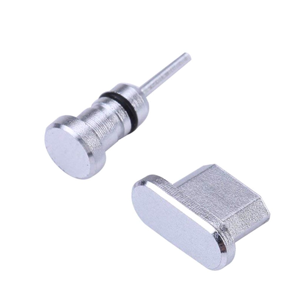2PCS USB Anti Dust Plus for Android Mobile Phone USB Charging Port Earphone Jack USB Dust Plug Kit: white
