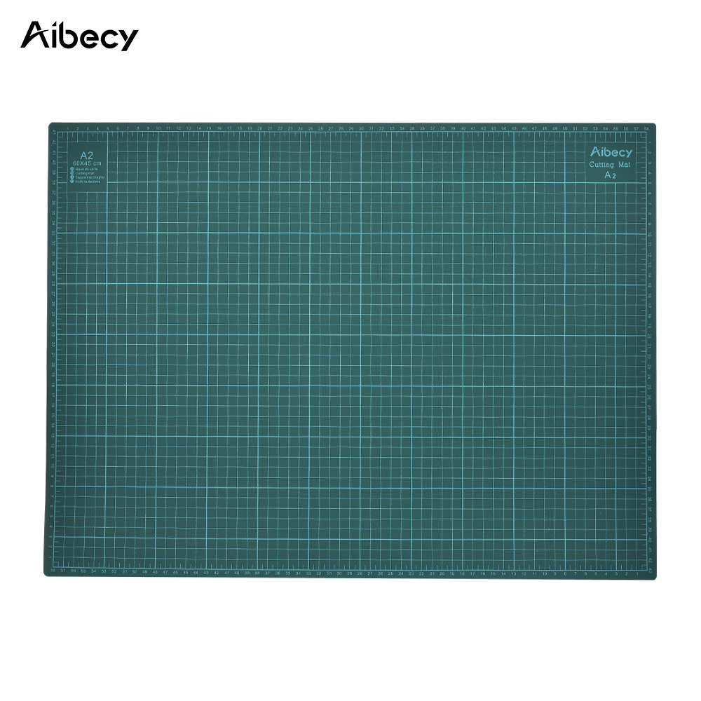 Aibecy A2 Cutting Mat Multipurpose Self Healing Builders Paper Trimmer Double-Sided 5 Ply Paper Cutting Mat Durable PVC 60*45cm