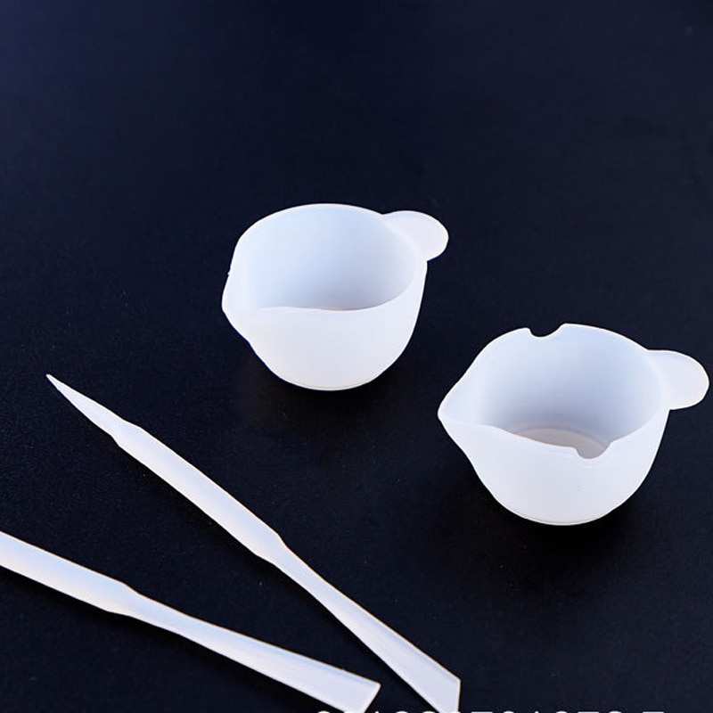 Easy Clean Silicone Resin Mold Kit Crafts Reusable DIY Epoxy Handmade Tools Jewelry Making Durable Sticks Mix Cup