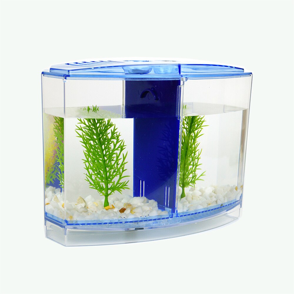 Mini arktisk fiskeavlskasse dobbelt guppy ruge dobbelt klækning akvarium betta gennemsigtig kasse  wf1020