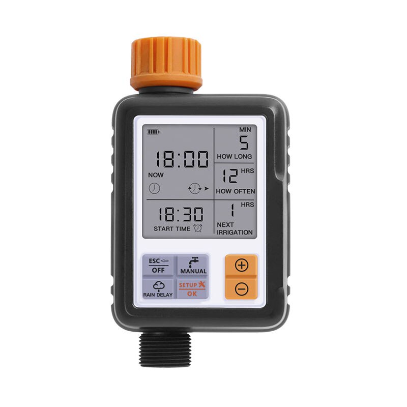 Dispositivo de riego automático para jardín, herramienta de controlador con temporizador, aspersor con pantalla Lcd