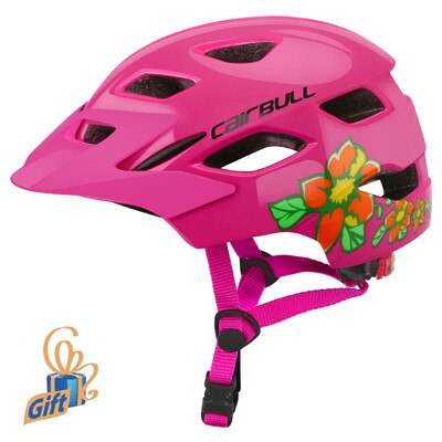 Kids Boys Bicycle Helmet with Taillight Balance Bike Cycling Helmet Children Skate Sports MTB Safty Helmets Casco Ciclismo: violet