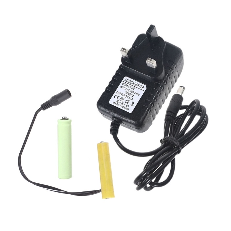 Batterie-Eliminatoren ersetzen 2 AAA-Batterien, Netzteil-Adapter für LED-Gebühr